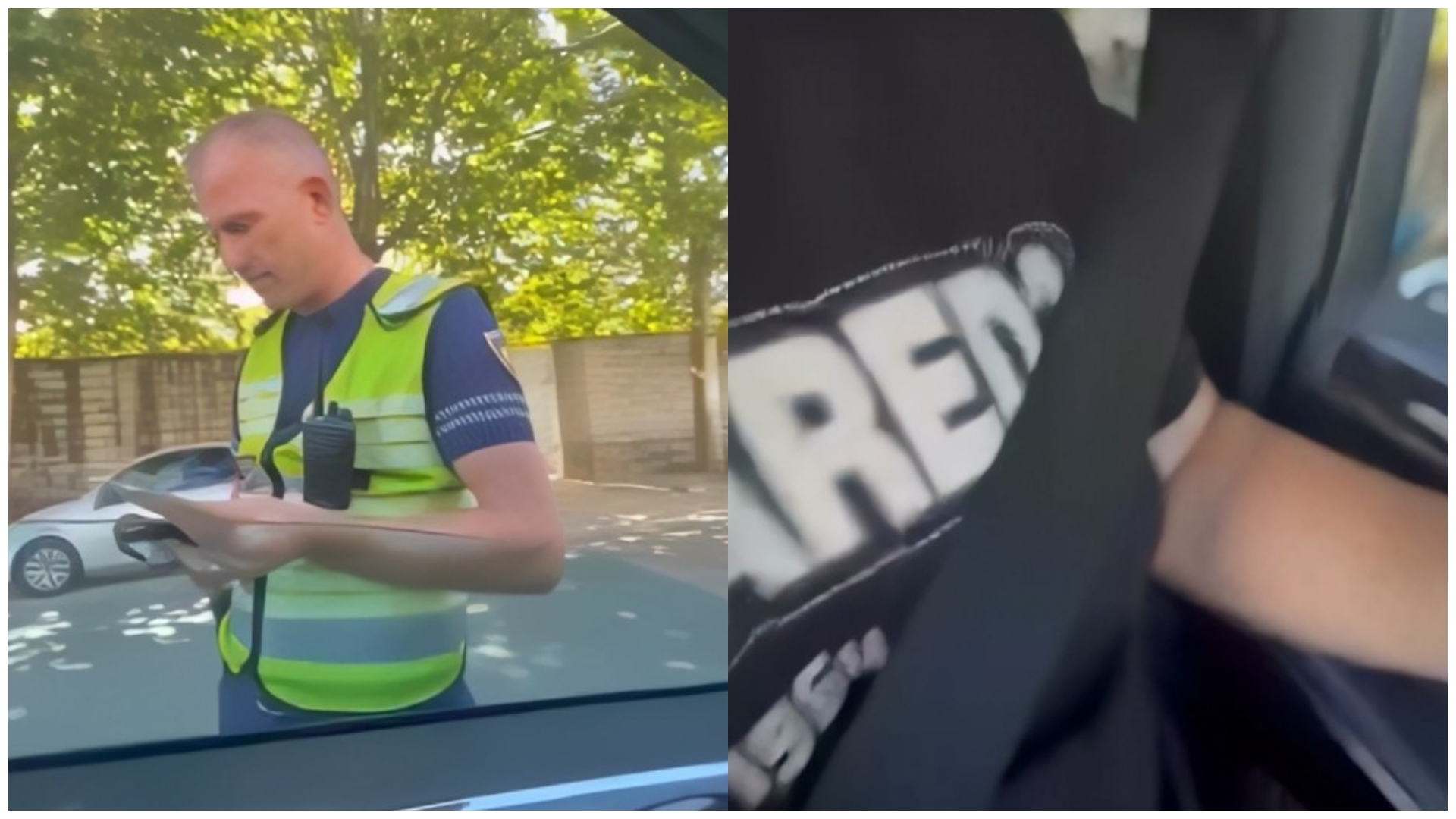 Atdhetari shqiptar nga Gjermania  përplaset  me policin  Ku e pe që s kisha rrip 