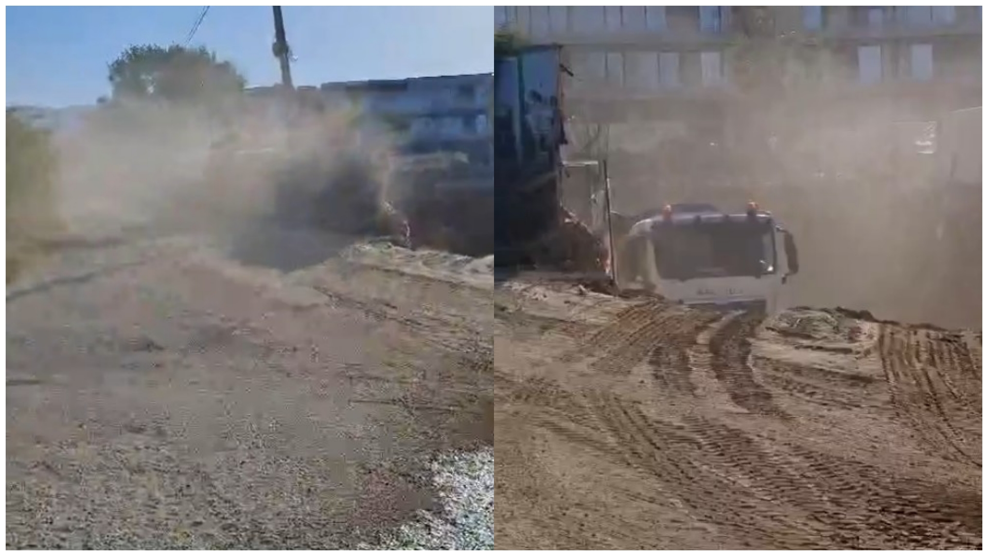  Kompania ndërtuese na ka shkatërruar rrugën  na mbyti dhe pluhuri 