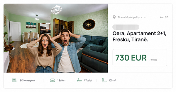 730 Euro qira në Fresk  Si po e shkatërrojnë tregun agjentët imobiliarë me çmime spekulative