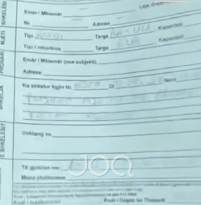  Në të njëjtin vend parkimi  të tjerët 10 e 20 mijë lekë  mua 30 mijë gjobë 
