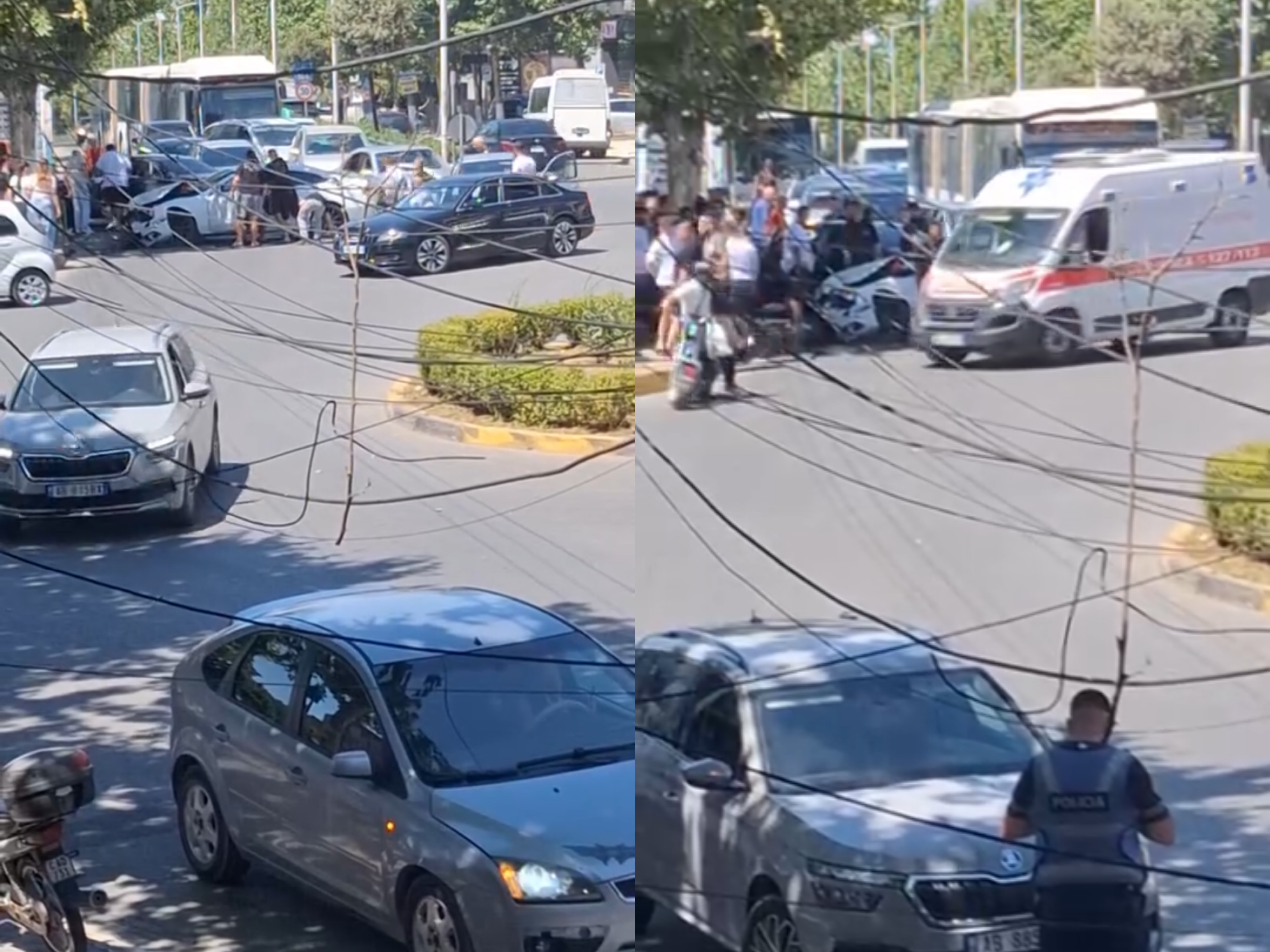 Aksident i rëndë në Institut  qytetarët u shkojnë në ndihmë të plagosurve
