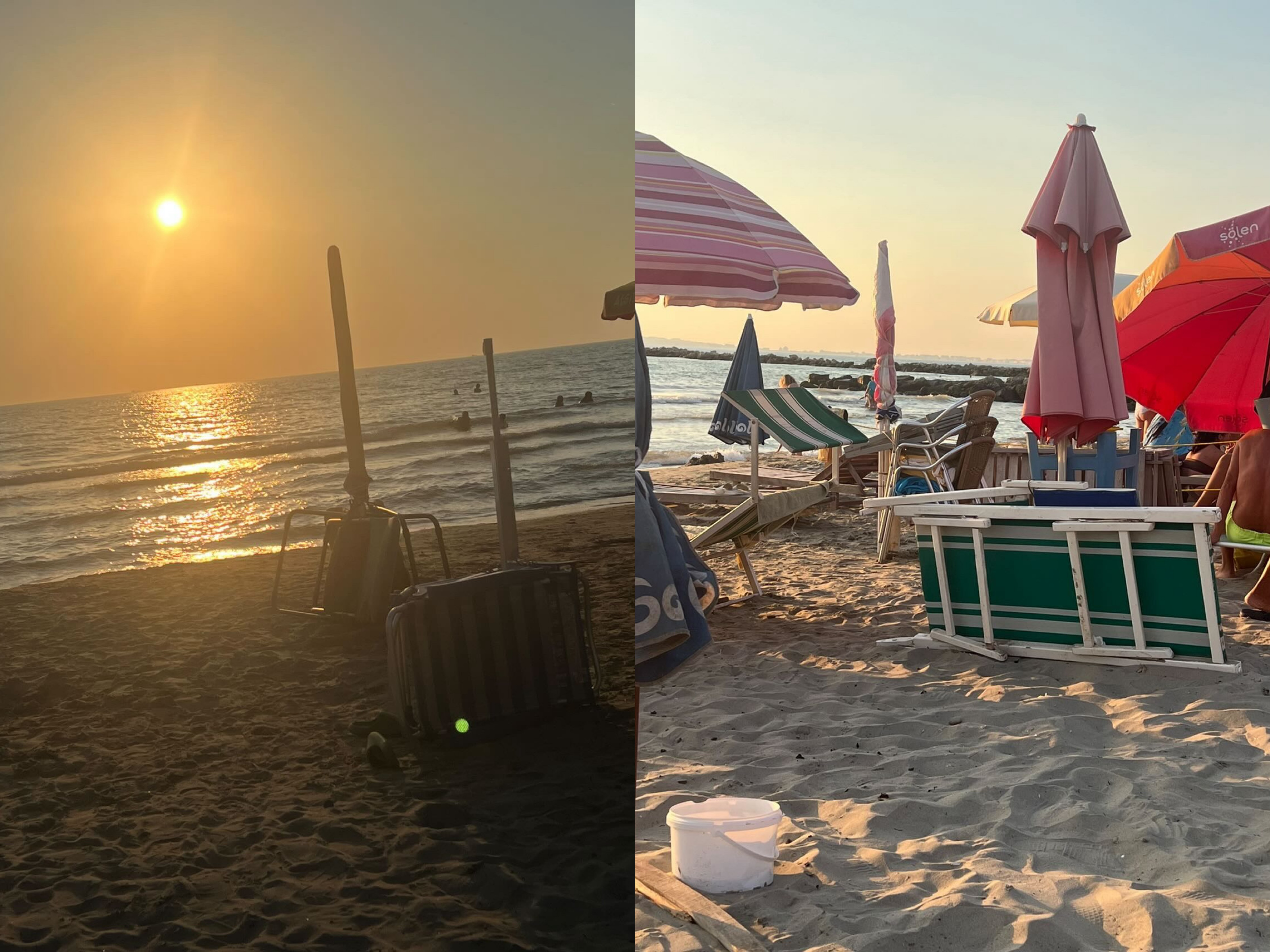 Plazhi publik i Golemit  i privatizuar  me çadra e zinxhirë  nuk gjen vend ku të ulesh