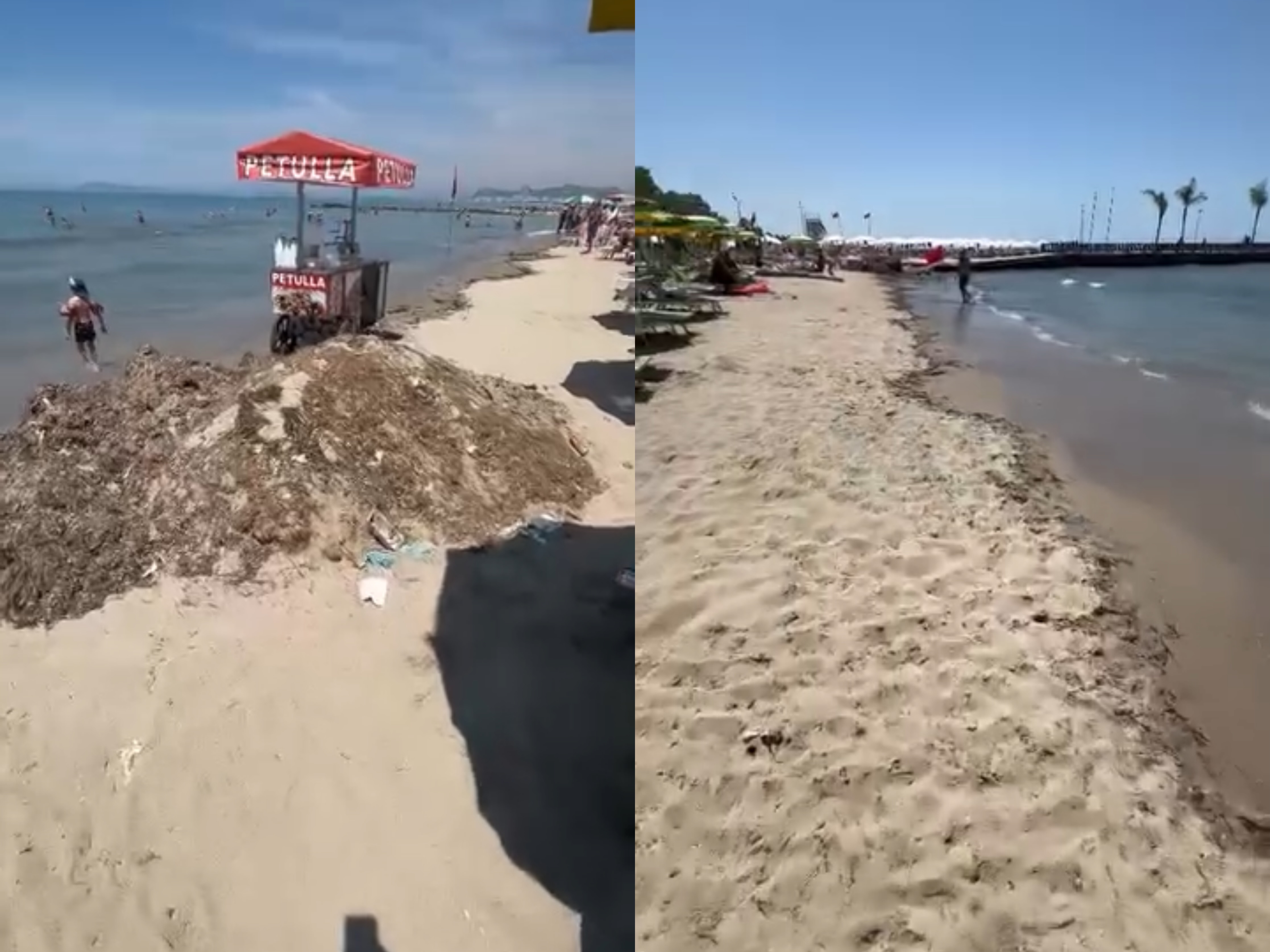  Po na largojnë me zor nga vendi ynë   emigranti denoncon gjendjen e plazhit te Mali i Robit