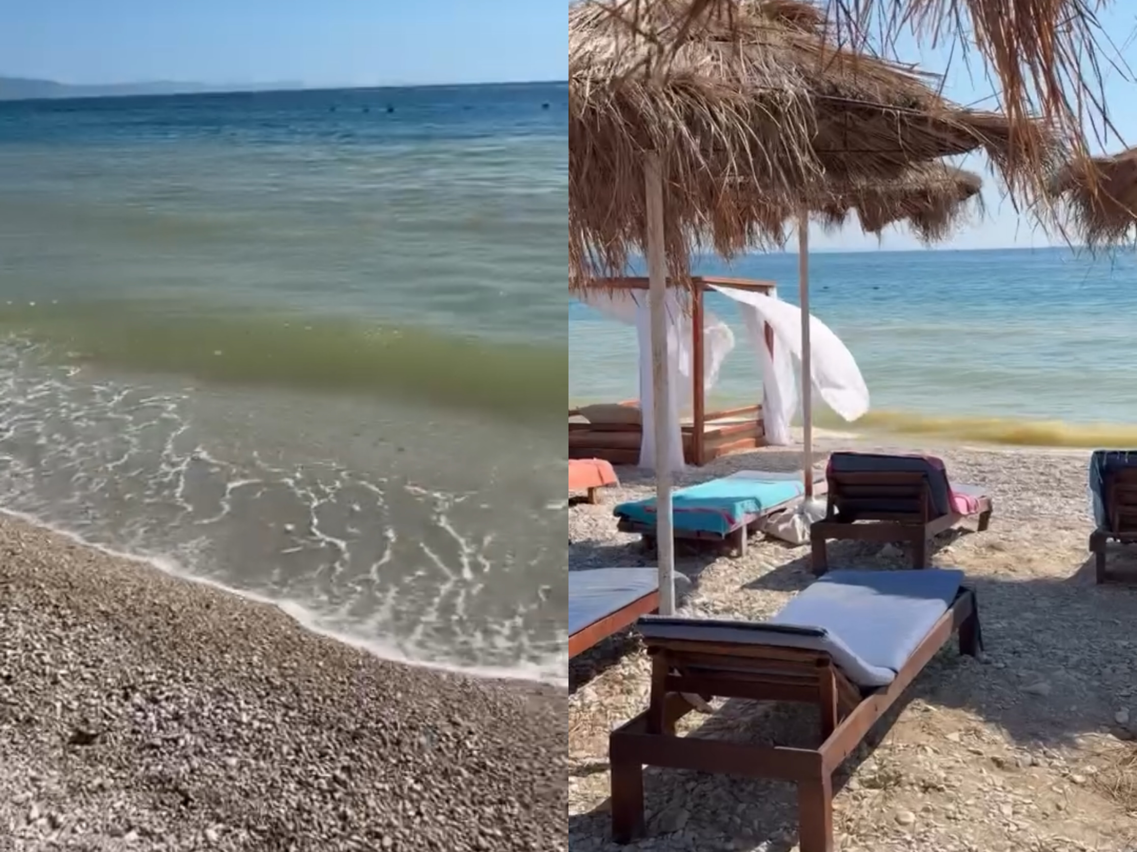 Pamje shqetësuese nga Borshi: Deti ndotet sërish, pushuesit largohen