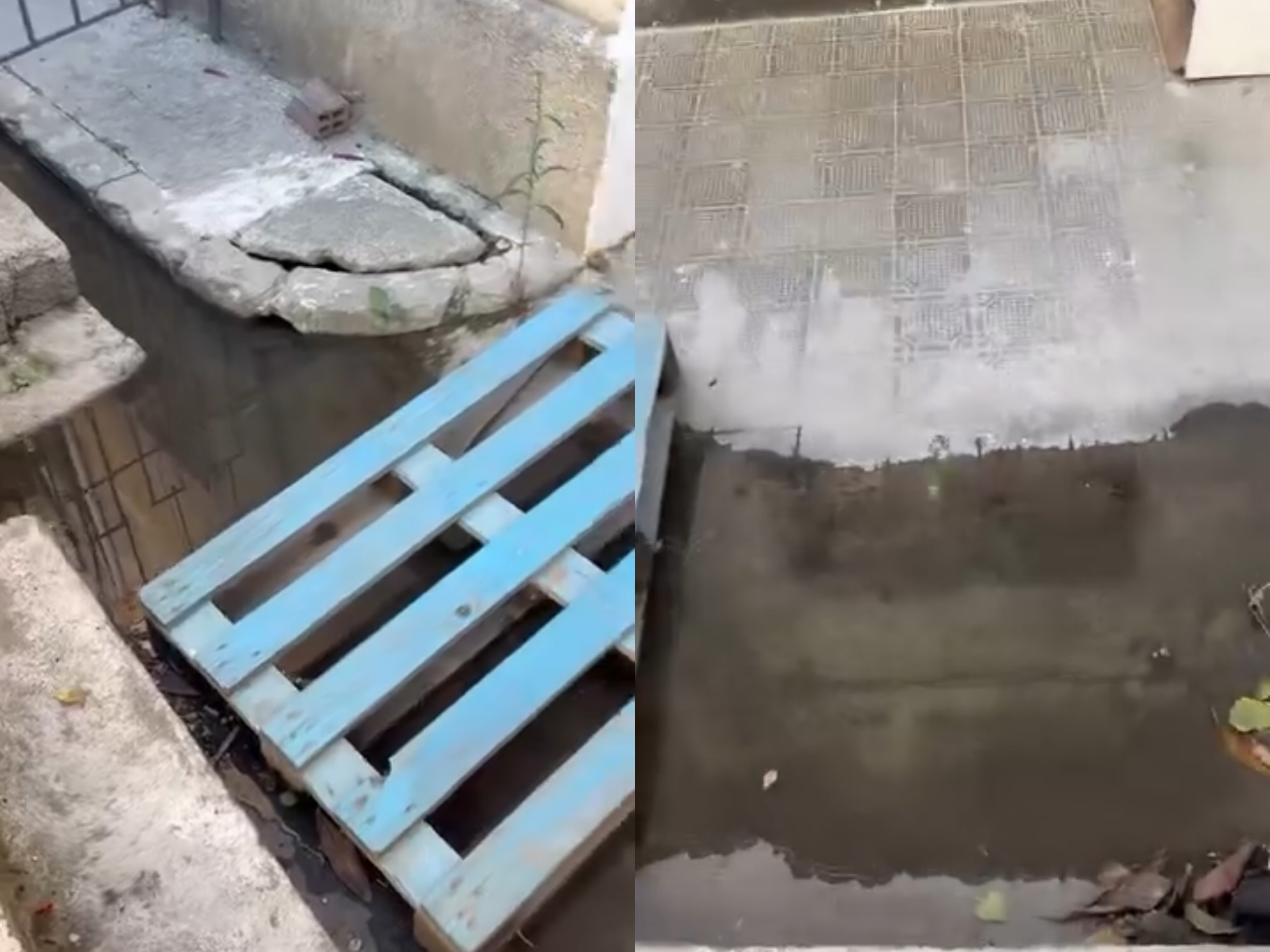 Ujërat e zeza kanë dalë në rrugë  durrsakët prej 1 jave pa zgjidhje nga Emiriana