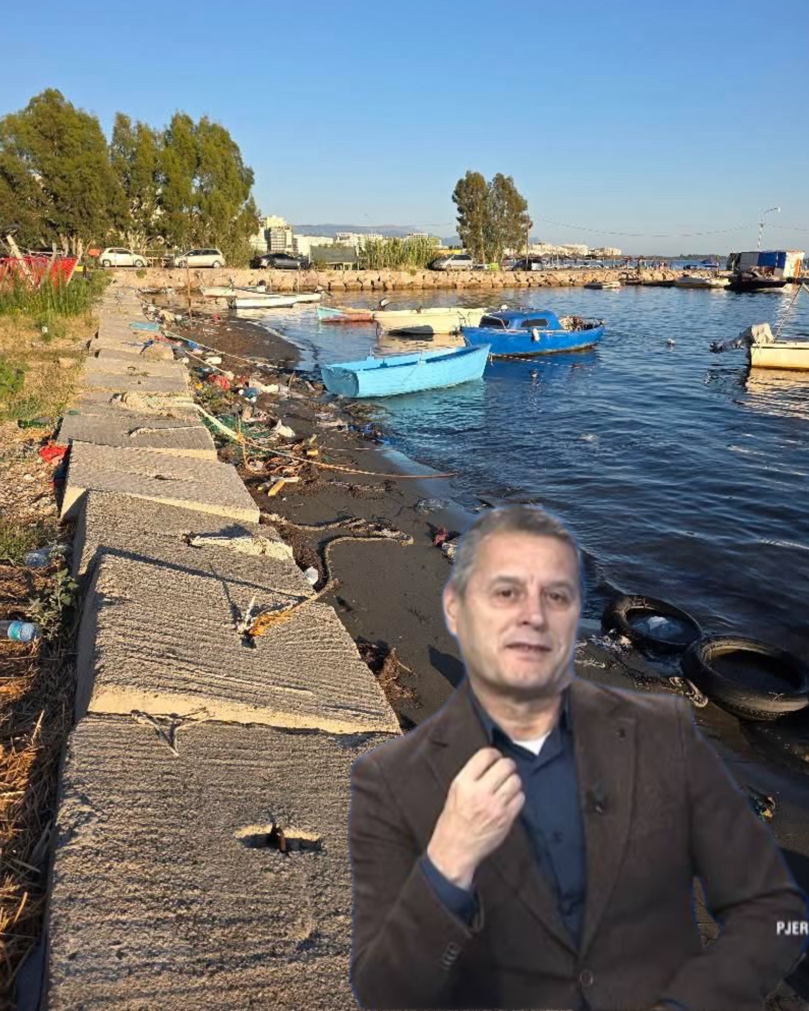 Pjerin Ndreu  a e ke parë si është bërë Porti i Shëngjinit 