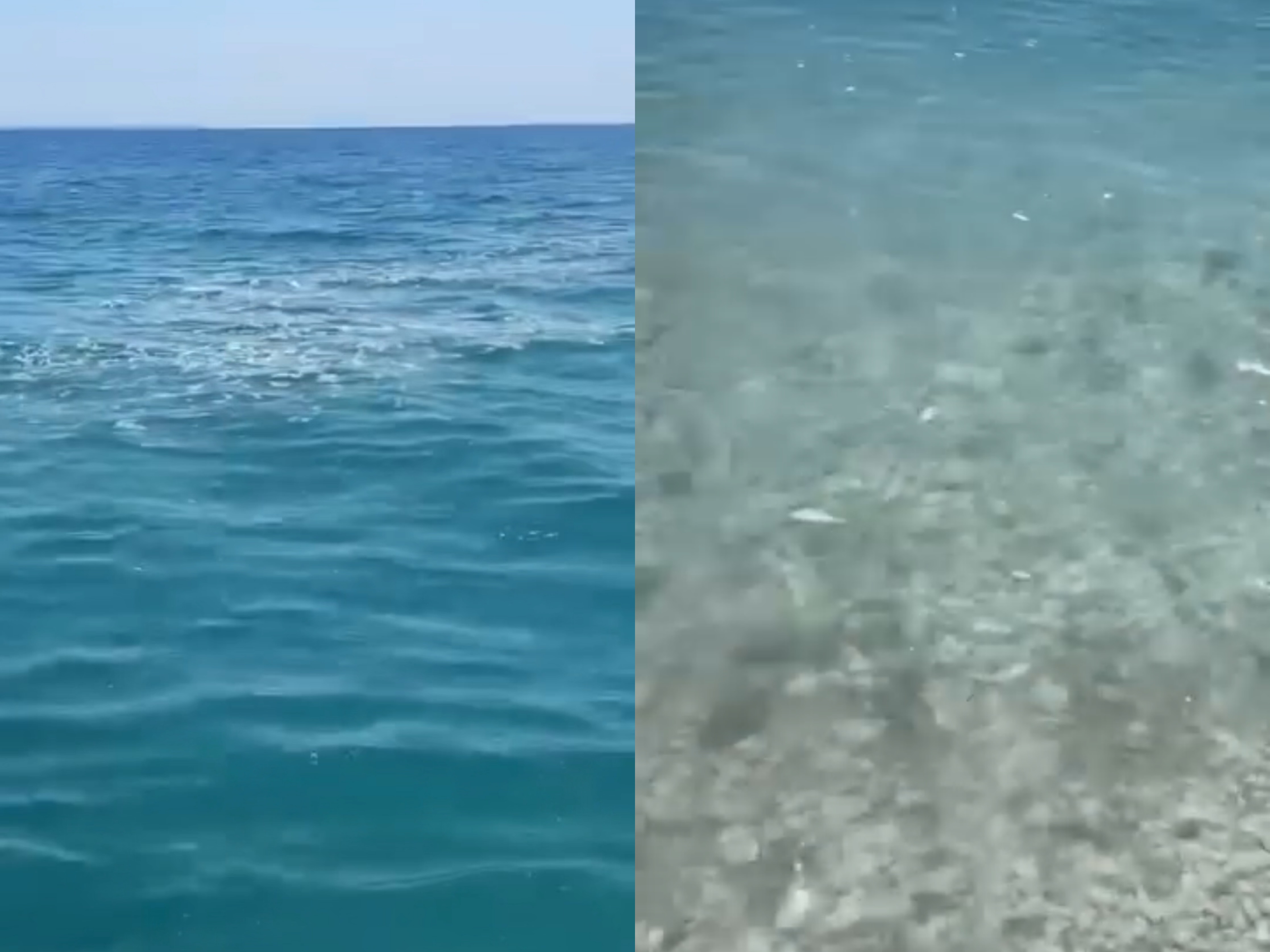  Anijet po ndotin ujin në Borsh dhe Himarë  pushuesit s lahen dot 