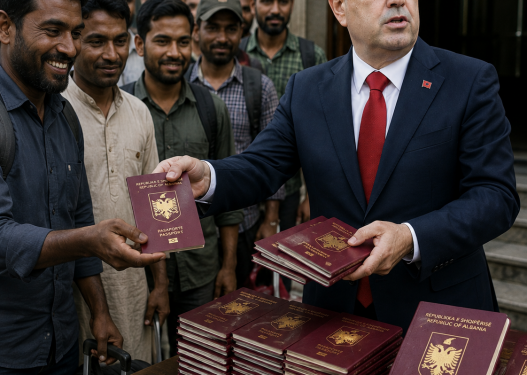 Begaj persekuton 10 talentet kuqezi duke u vonuar pasaportat, për punëtorët e huaj dyert hapur