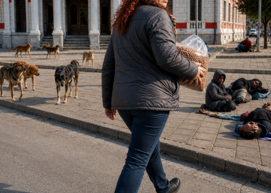 Brruna e Vlorës vjedh ushqimin e qenve të rrugës, lë pa çati mbi kokë të mjerët e pastrehë