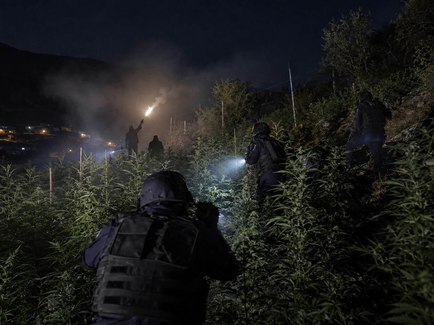 Policia i afrohet parcelës me kanabis, kultivuesit hapin zjarr në Pukë