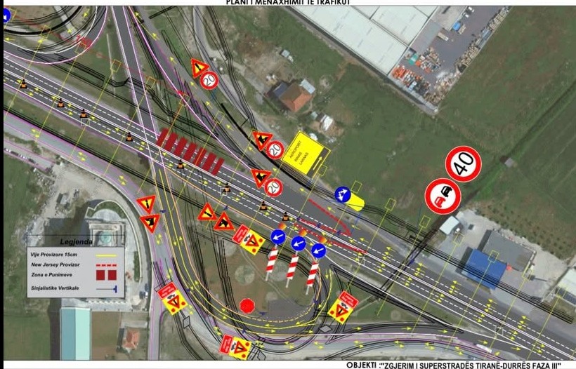 Bllokohet autostrada Tiranë-Durrës më 14 dhe 15 gusht, devijohet trafiku
