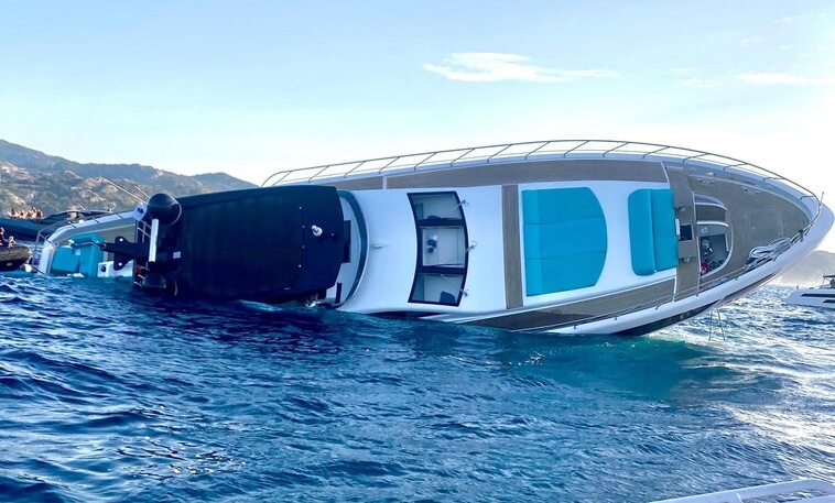 Ishte blerë para 4 ditëve, jahti luksoz 8 milionë eurosh fundoset në Costa Smeralda