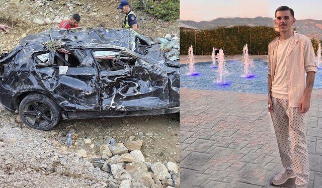 Aksidenti tragjik i mori jetën 20-vjeçarit: BMW-ja përfundoi në greminë, mungonin barrierat