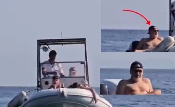 Rama si pasha iu bën diss protestuesve nga skafi në Dhërmi
