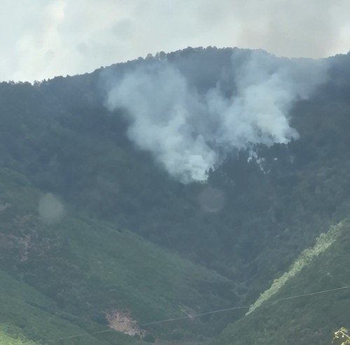 Zjarri afrohet rrezikshëm pranë banesave në Fushë Bulqizë  banorët kërkojnë ndërhyrje