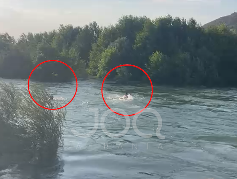 Alarm në Vaun e Dejës, rrjedha e ujit merr me vete dy persona në lumin Drin