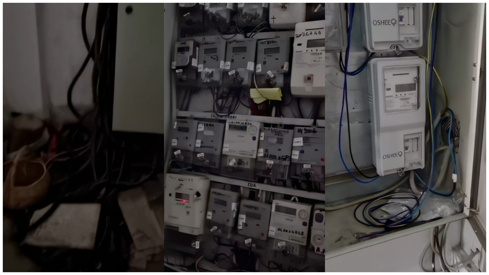 Sahatët elektrikë të ekspozuar, kabina e pallatit në Lezhë kthehet në rrezik për banorët