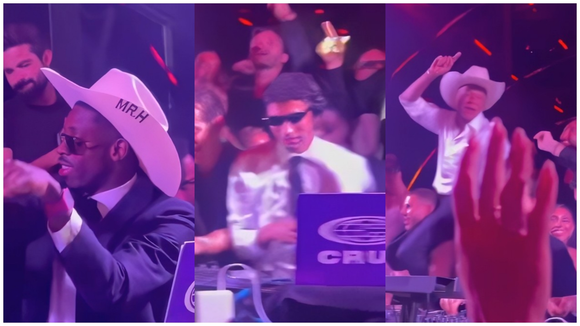 Mbappé kthehet në  cowboy  në dasmën e Hernández  Hakimi DJ dhe Dembélé në mikrofon