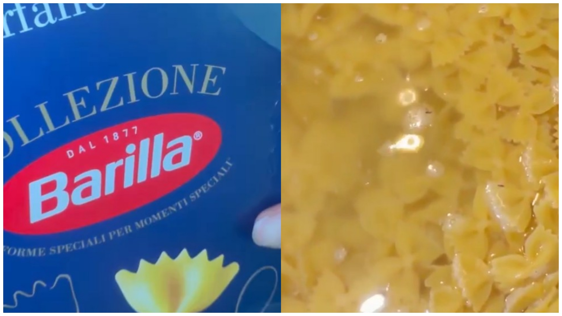 Farfallet Barrilla me miza  Çfarë t i japim fëmijëve për të ngrënë 