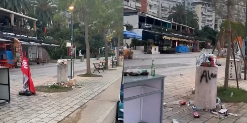 Saranda po mbytet nga plehrat në kulmin e sezonit turistik