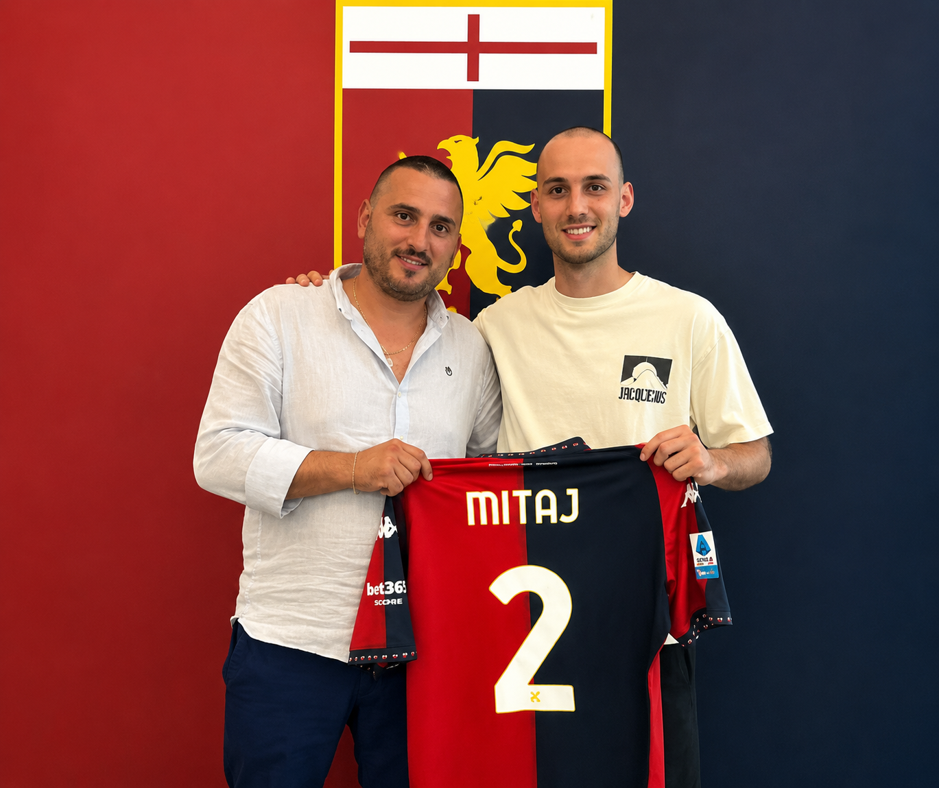 Një kapitull i ri për mbrojtësin kuqezi, Mario Mitaj prezantohet te Genoa