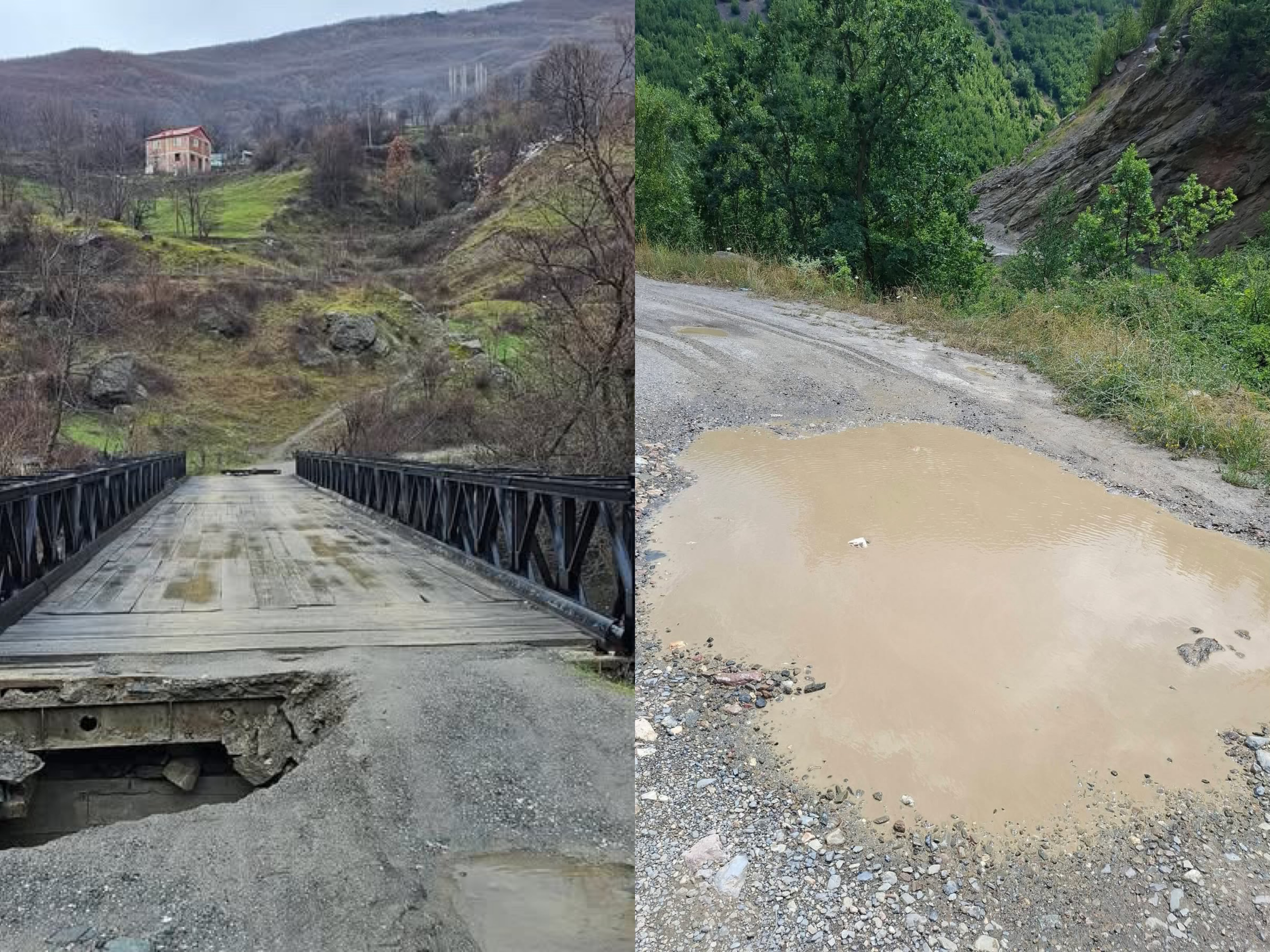 Banorët e Zapodit dhe Orgjostit denoncojnë izolimin dhe mungesën e ndërhyrjeve në rrugë