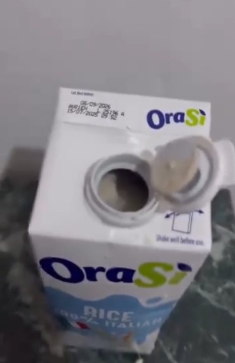Qumësht orizi me erë të rëndë, qytetari ngre shqetësimin