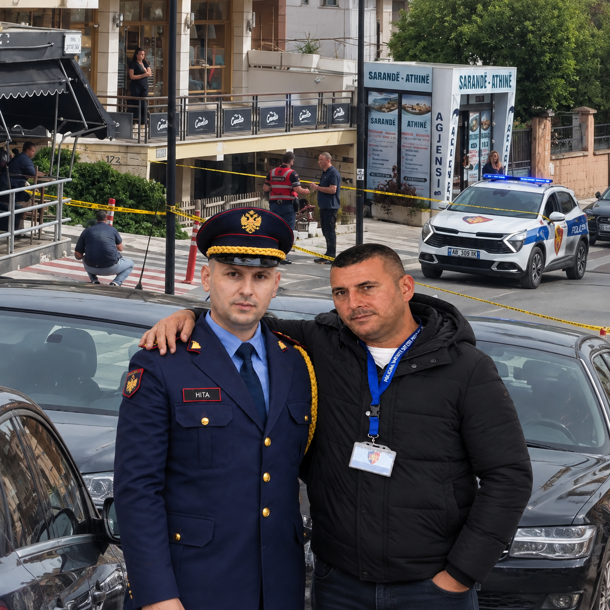 Krimi në mes të ditës  pranë Policisë Sarandë  Ç po bëjnë Hoda dhe Hita 