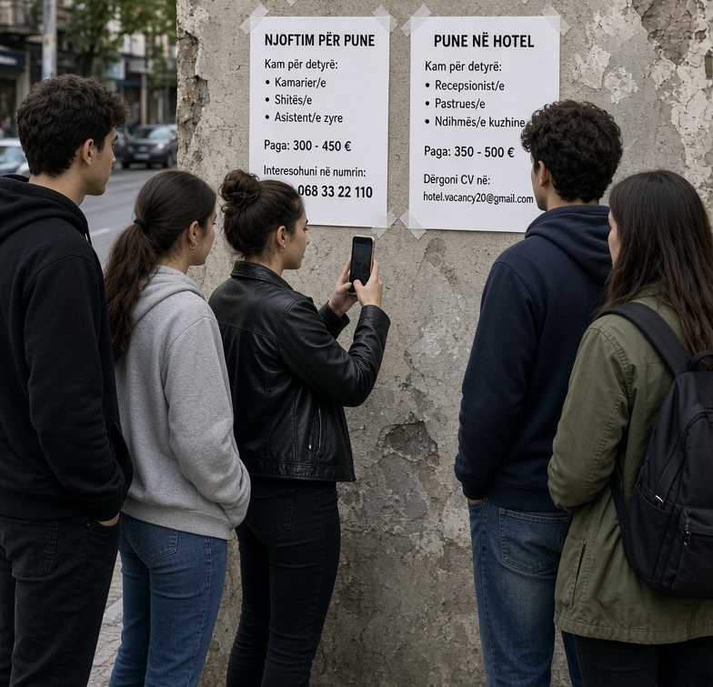 Papunësia e të rinjve dhe njoftimet për vende pune, reale apo thjesht marketing?