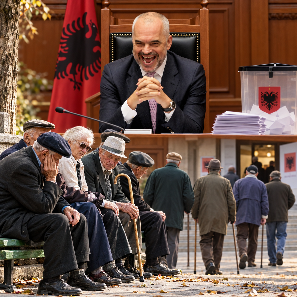 Zgjedhjet vendore po afrohen  qeveria  kujtohet  për pensionistët  Do ju rrisim pensionet 