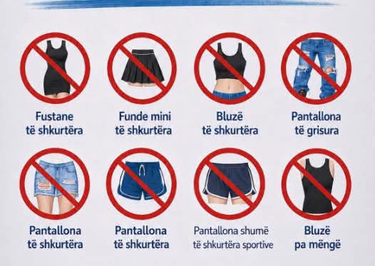 Rikthehet kodi i veshjes në shkollë: Ndalohen mini-fundet, bluzat e shkurtra dhe pantallonat e grisura