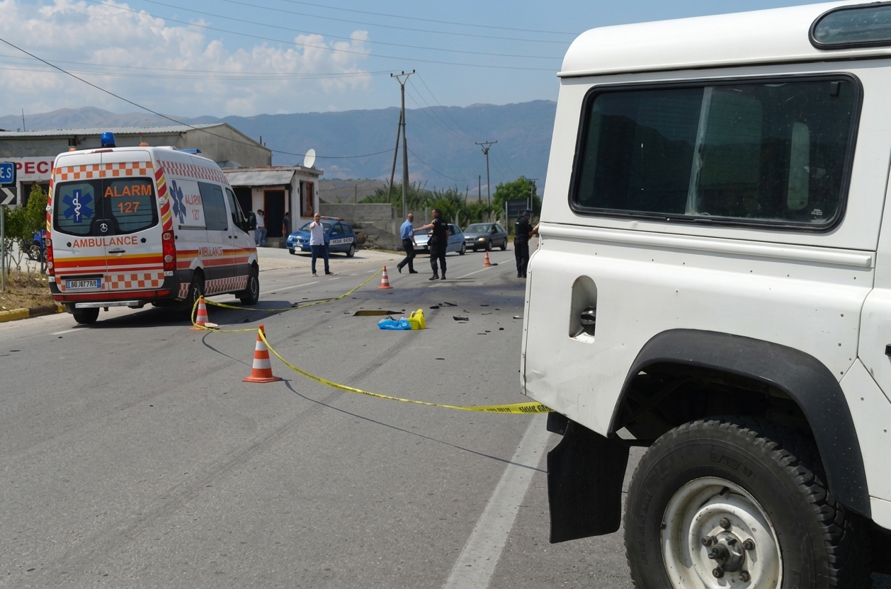 Aksident në aksin Maqellarë Peshkopi  nënë e bir nisen drejt Tiranës