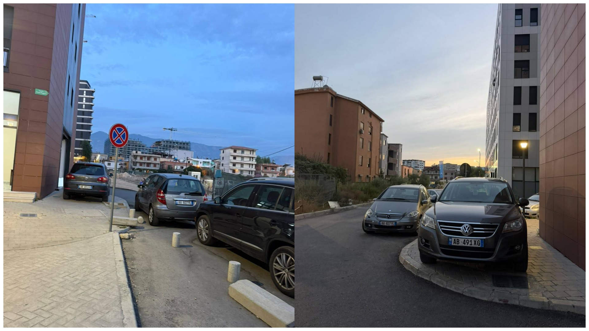  Vijnë parkojnë këtu dhe na bllokojnë hyrjen  Policia Rrugore s reagon 