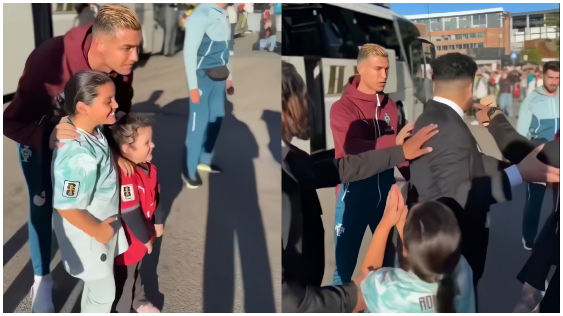 Cristiano Ronaldo lumturon dy vogëlushet