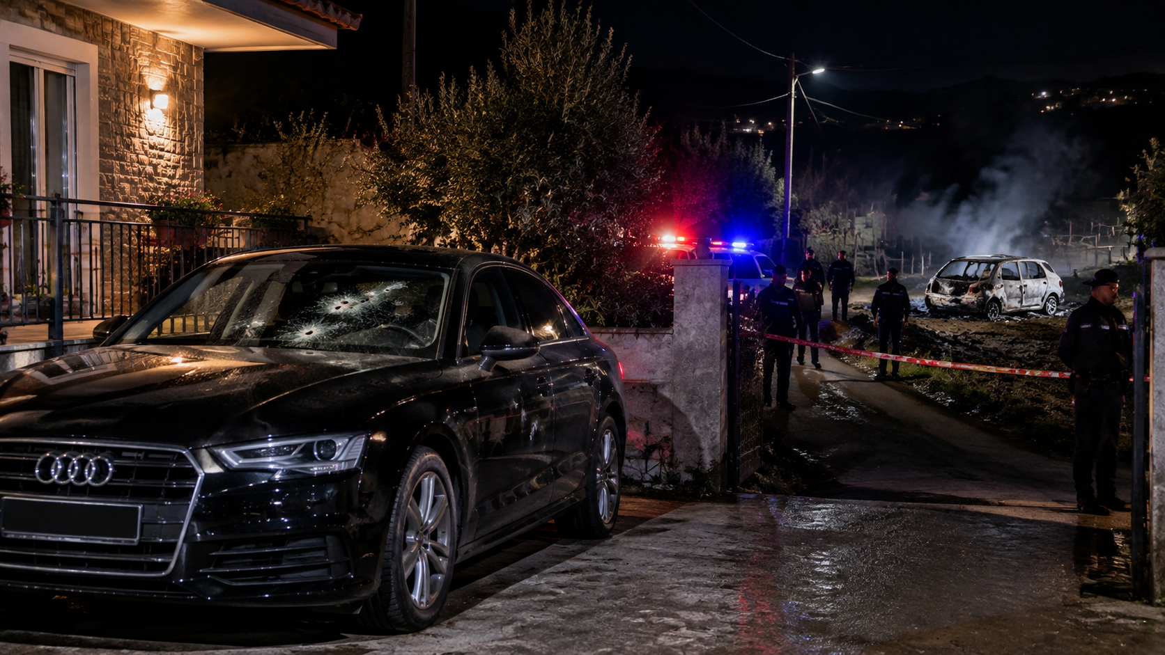 30 plumba drejt  Audit  të matjanes  autorët djegin makinën