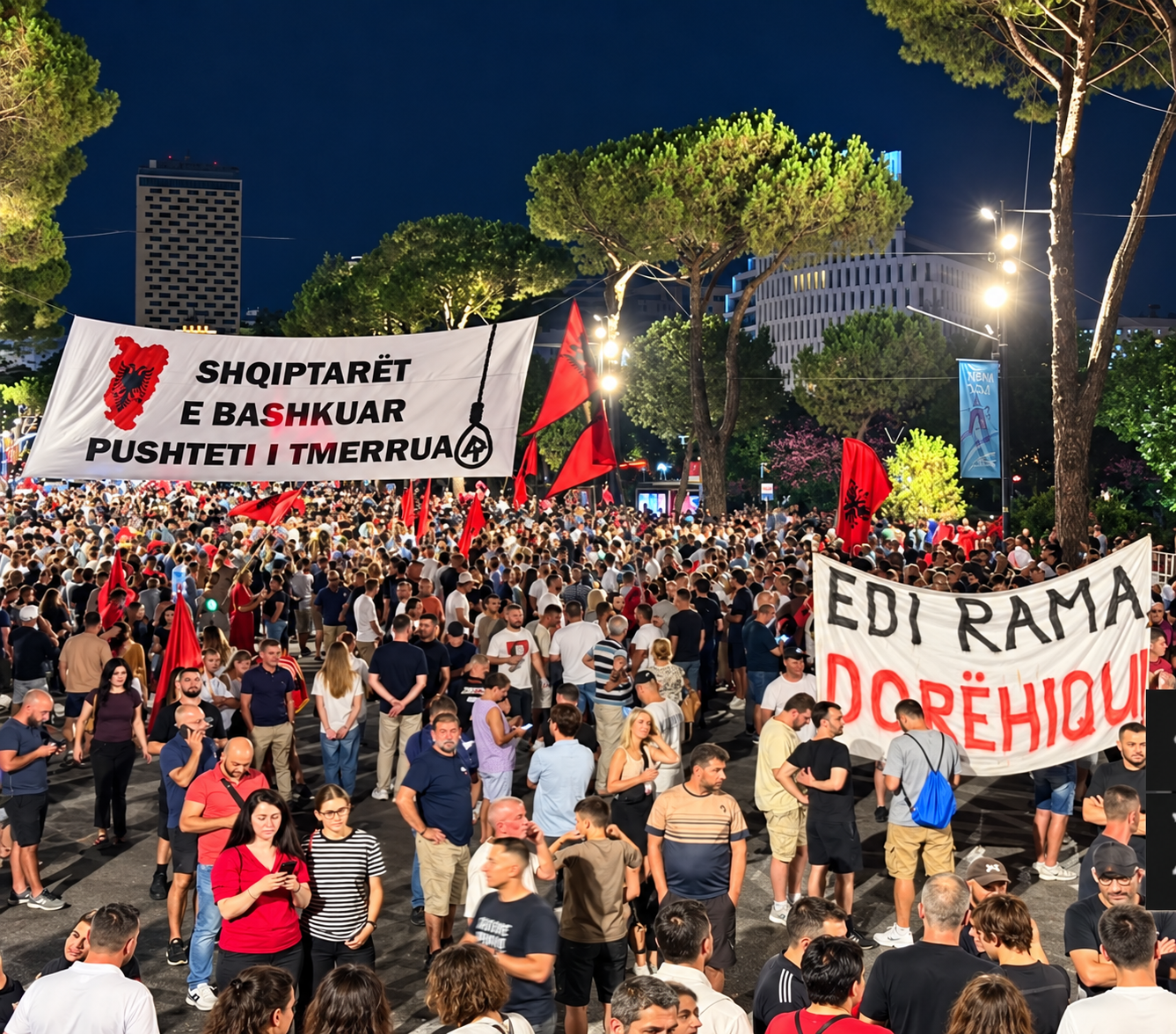 Dita e 105-të e protestës, qytetarët rrethojnë Kryeministrinë: Do kalojmë natën këtu!