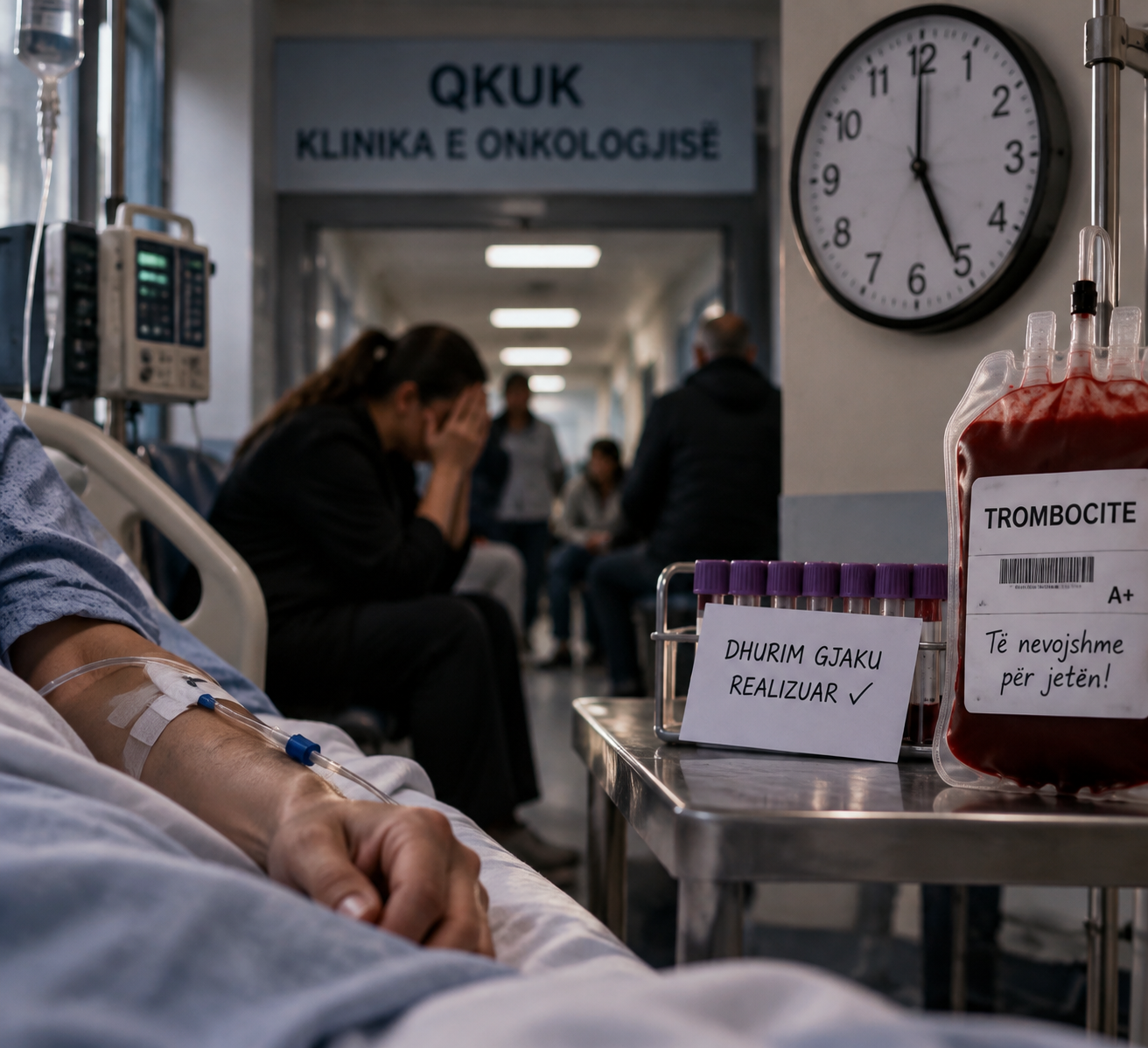 Pacientët onkologjikë presin trombocitet prej orësh në QKUK, ngrihet shqetësim për vonesën