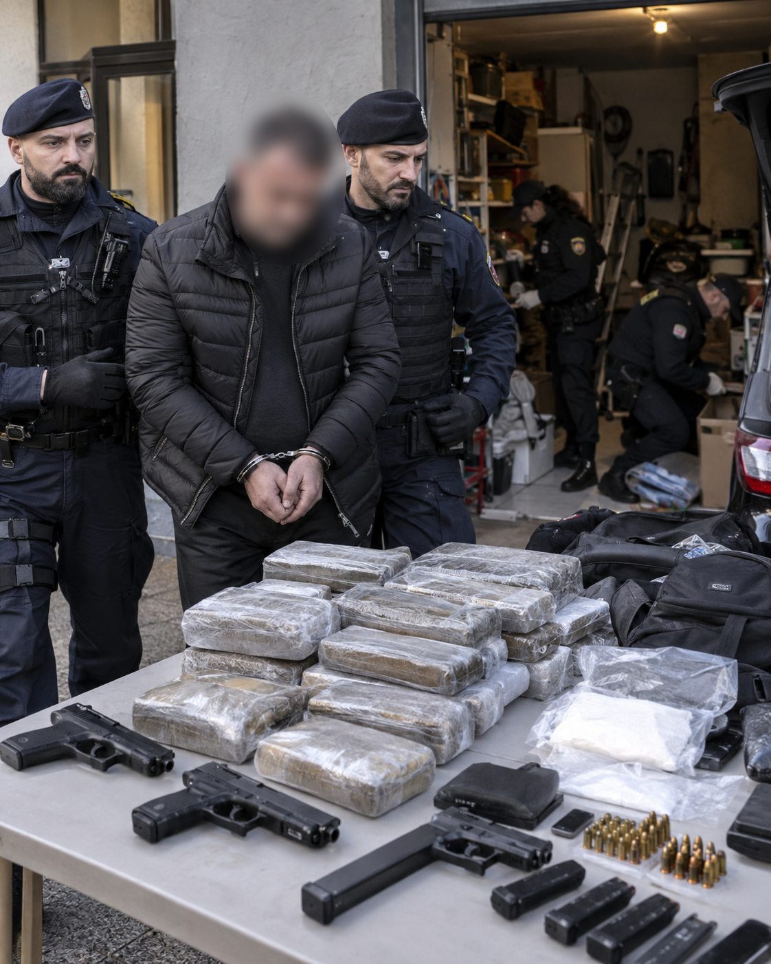 U dënua me 10 vjet burg, kush është shqiptari që u kap me 22 kg kokainë, armë dhe municione në Itali?