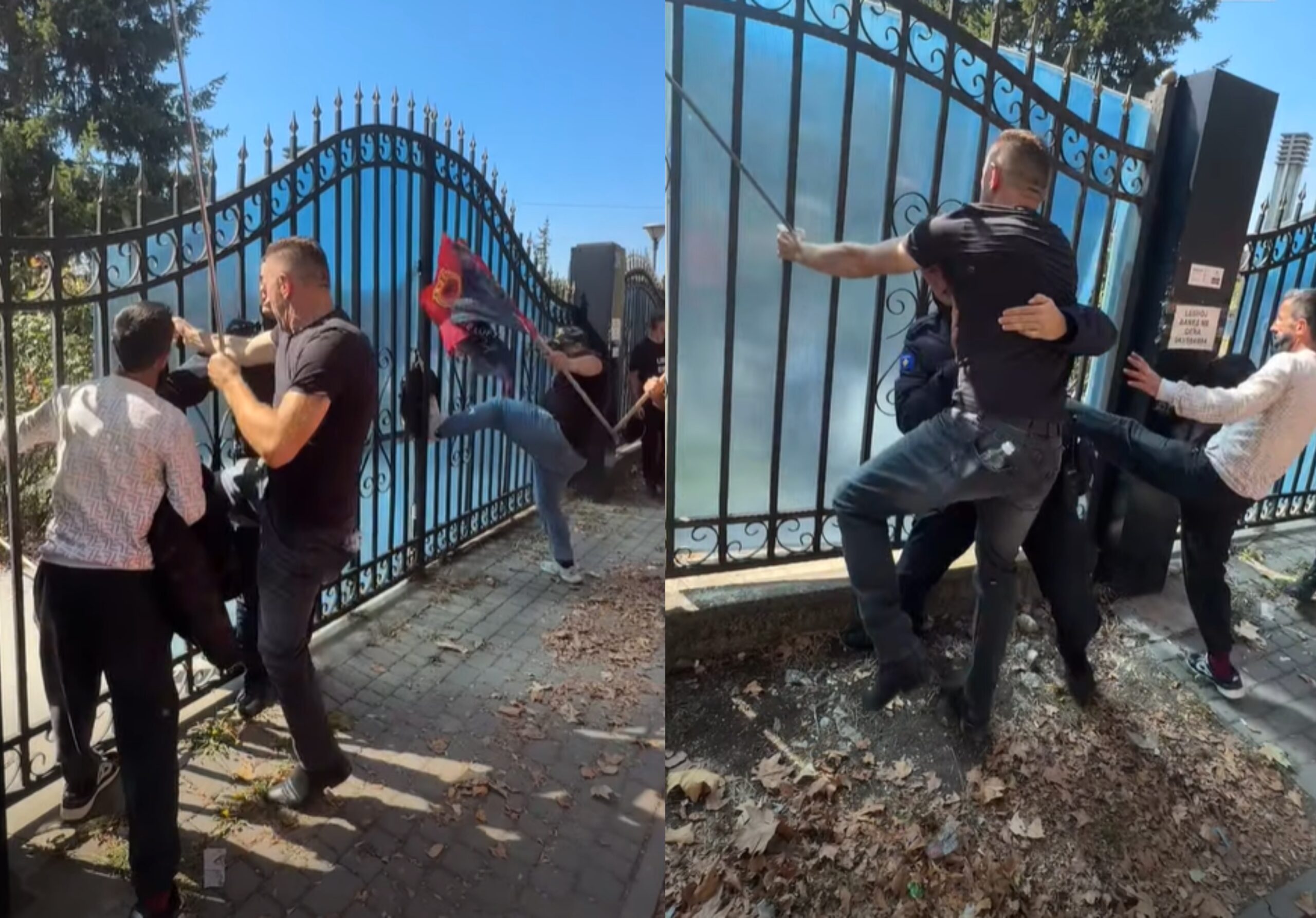 Eskalon situata te EULEX, protestuesit tentojnë të futen brenda
