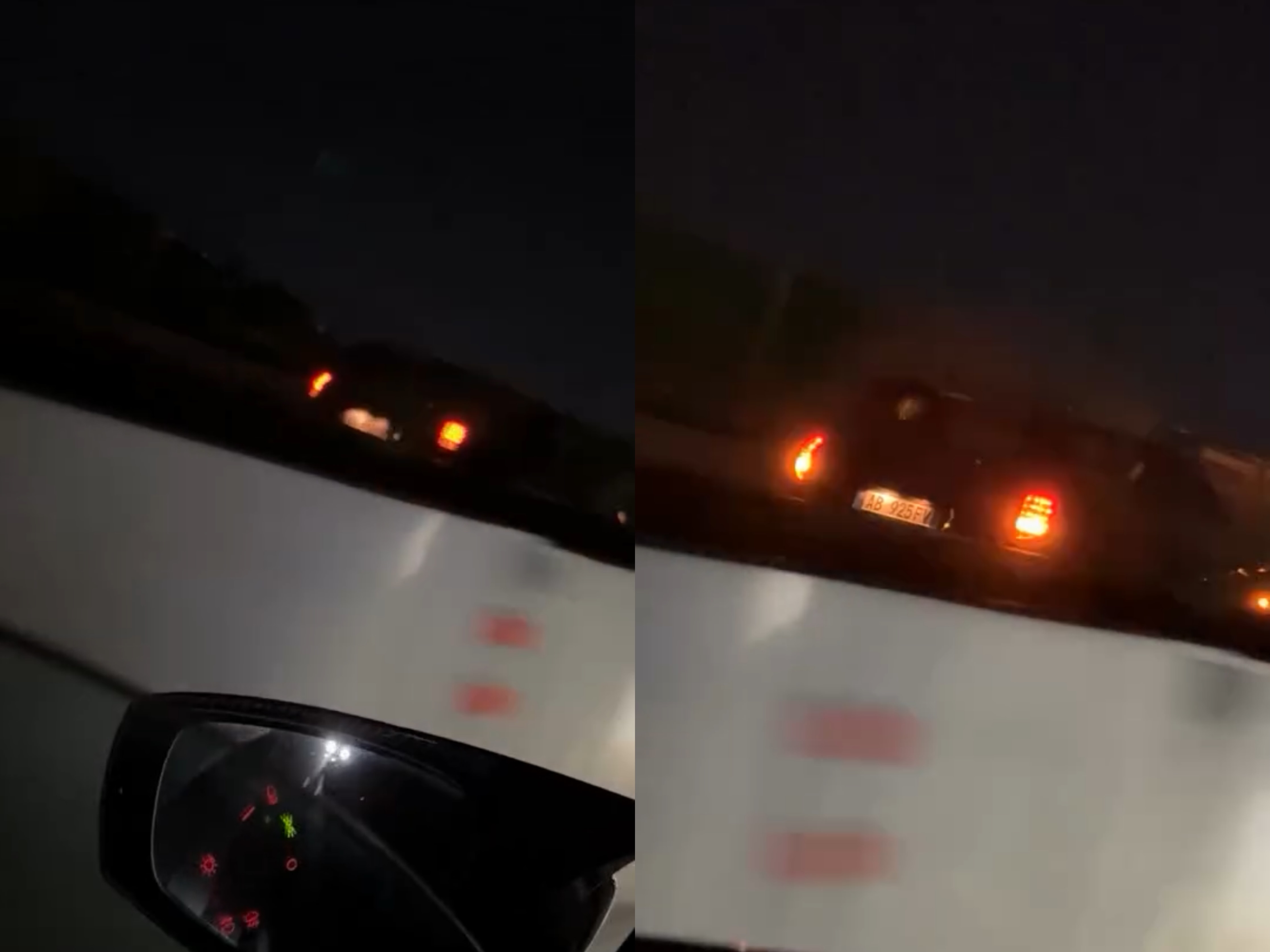 “Çmenduri” në autostradën Thumanë-Kashar, automjeti lëviz kundërvajtje