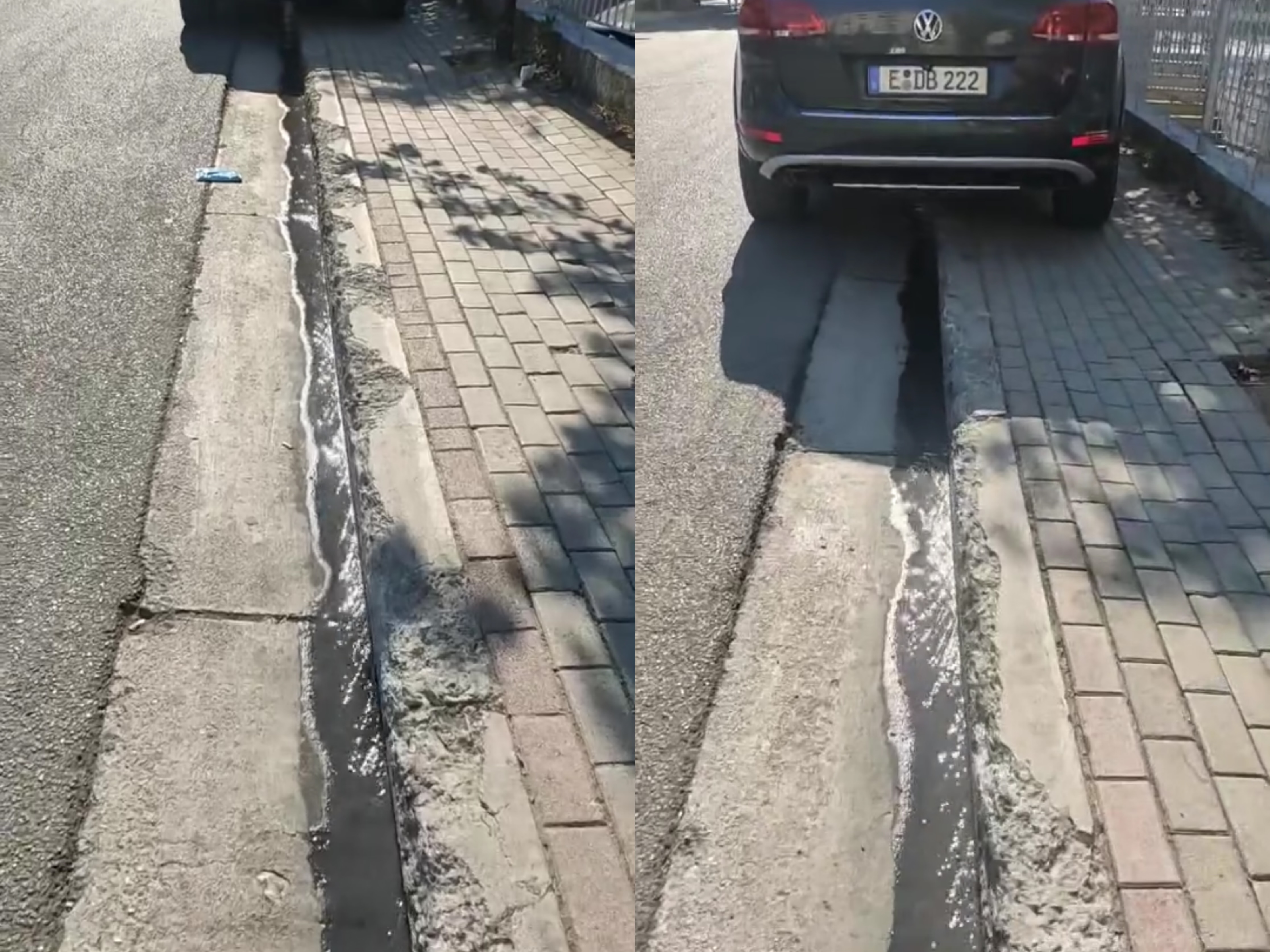 Puseta e bllokuar prej 2 muajsh, UKT s’ka zgjidhje për ujërat e zeza në rrugën e Dajtit