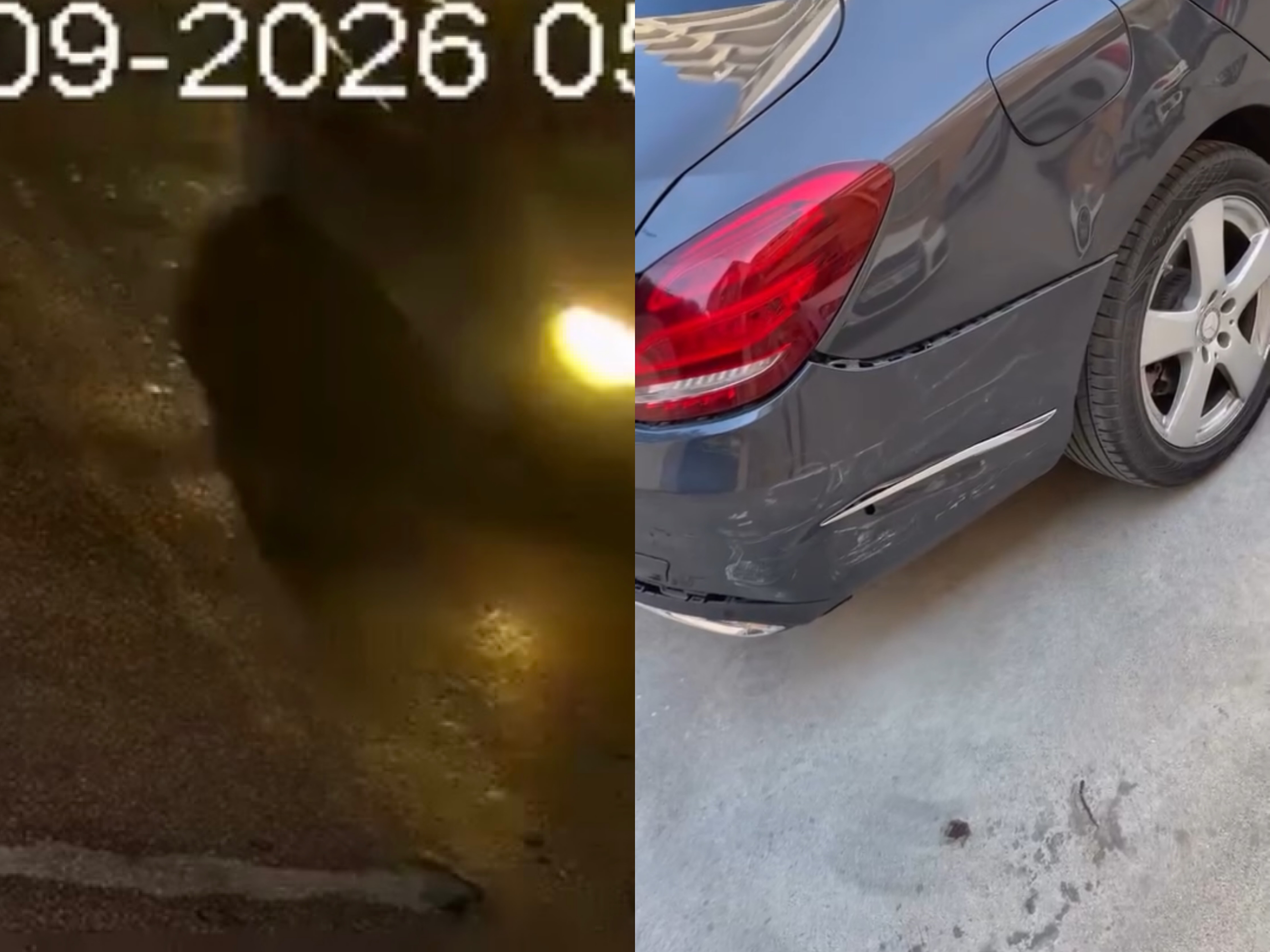  Shoferi i një makine me targa false më ka përplasur dhe ka ikur  policia ka pamjet e kamerave por s e ndalon 