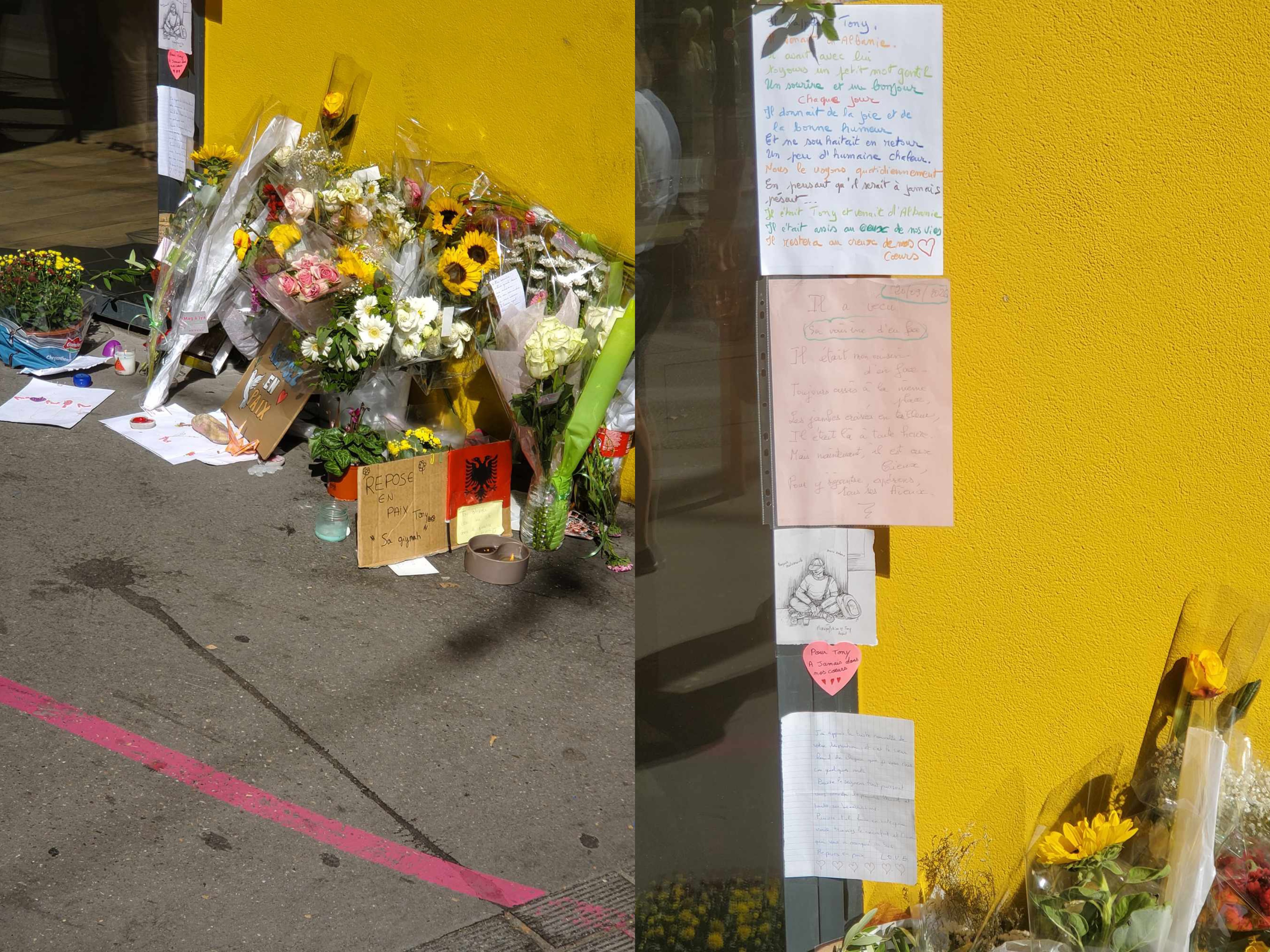 Lule, qirinj dhe dedikime për Tonin, shqiptarin e vdekur në Lyon të Francës