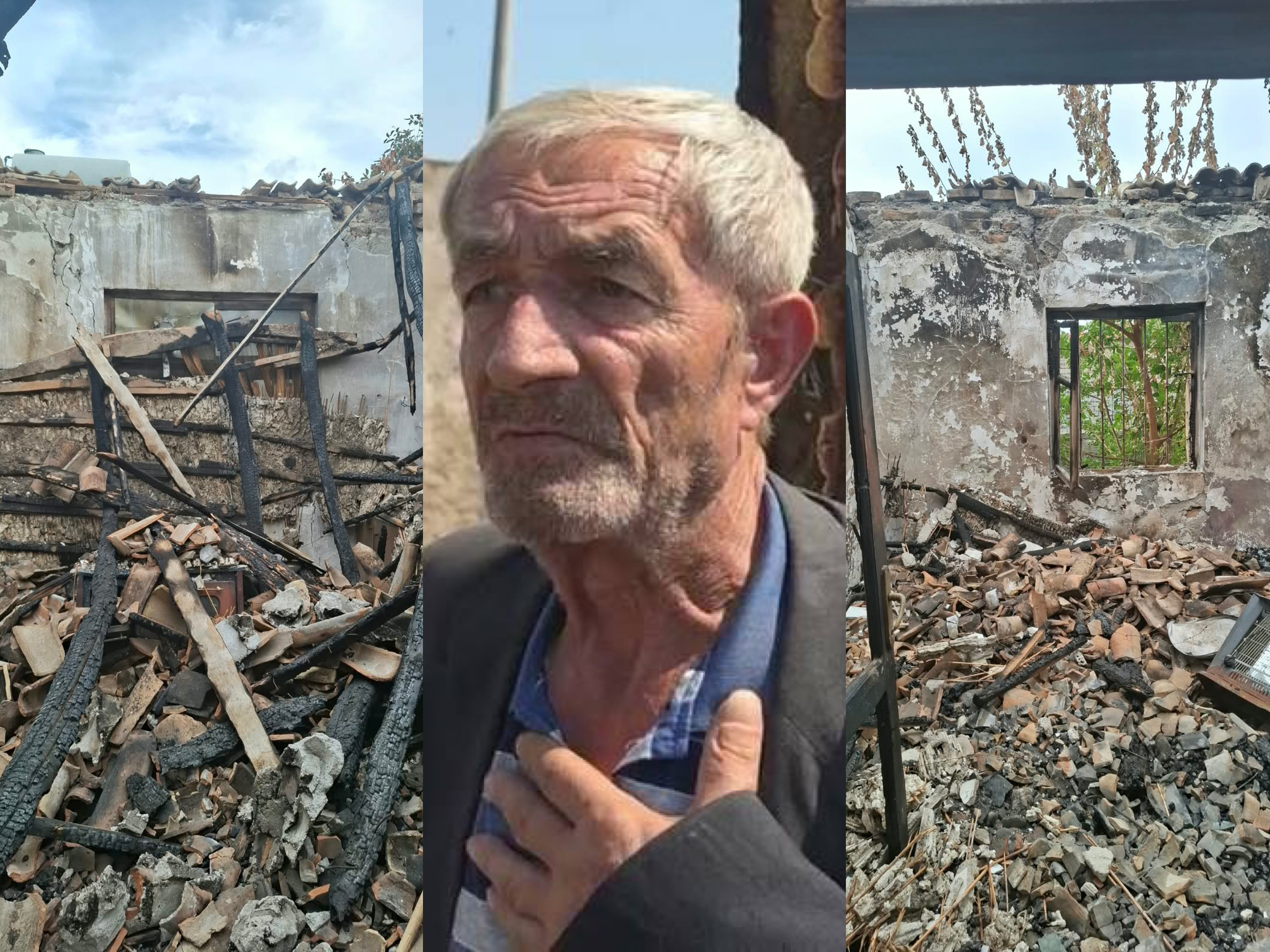Zjarri i mori shtëpinë dhe punishten, Bajrami ka nevojë për ndihmë