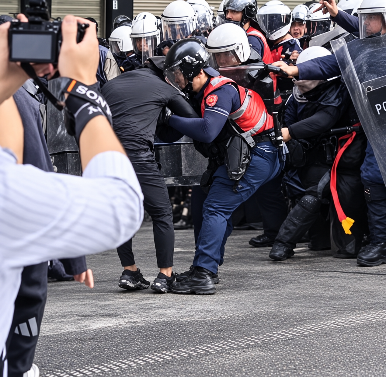 Protesta para Parlamentit, shoqërohen 8 protestues