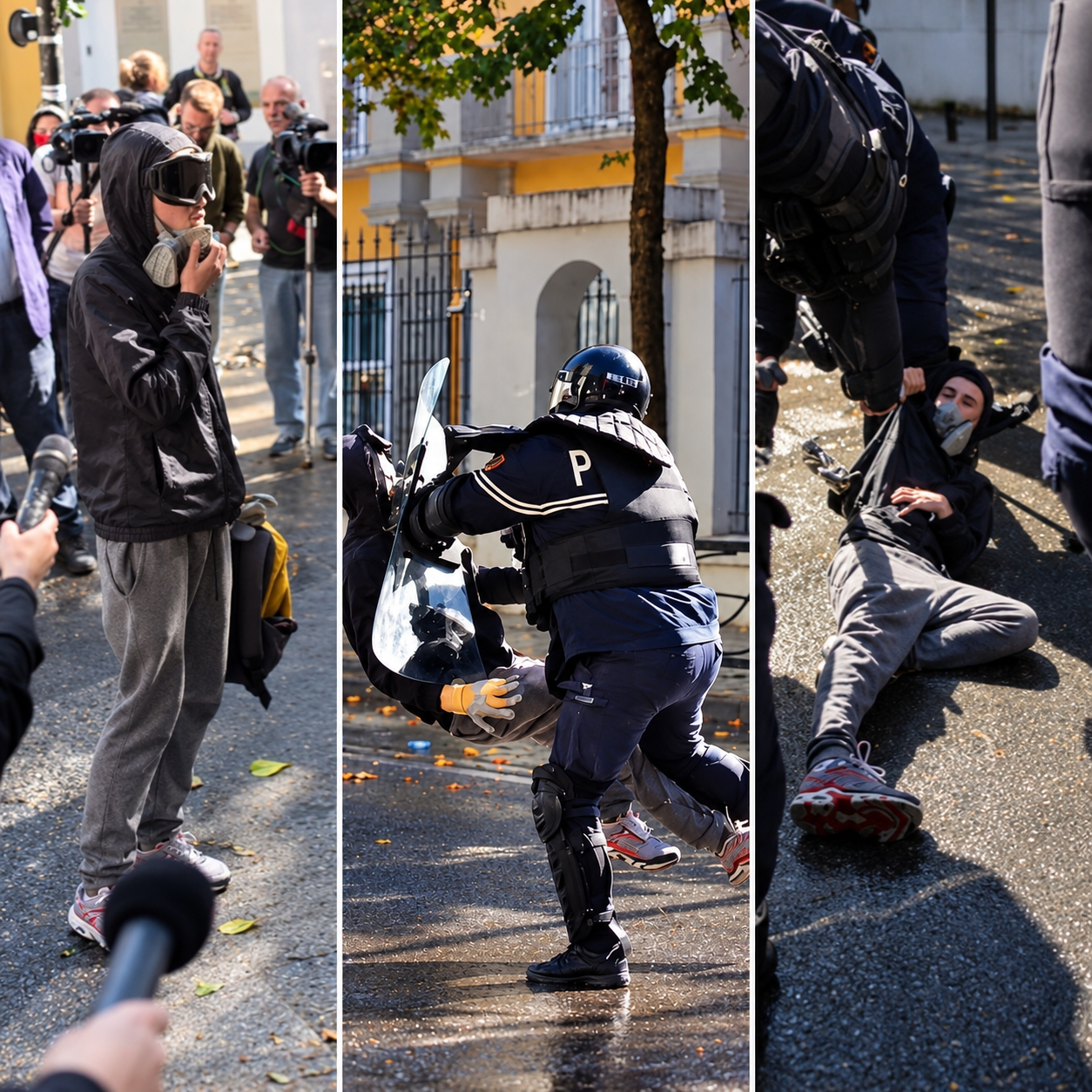 Policia e përplasi në asfalt, e motra tregon gjendjen e të riut Muhamet Skana
