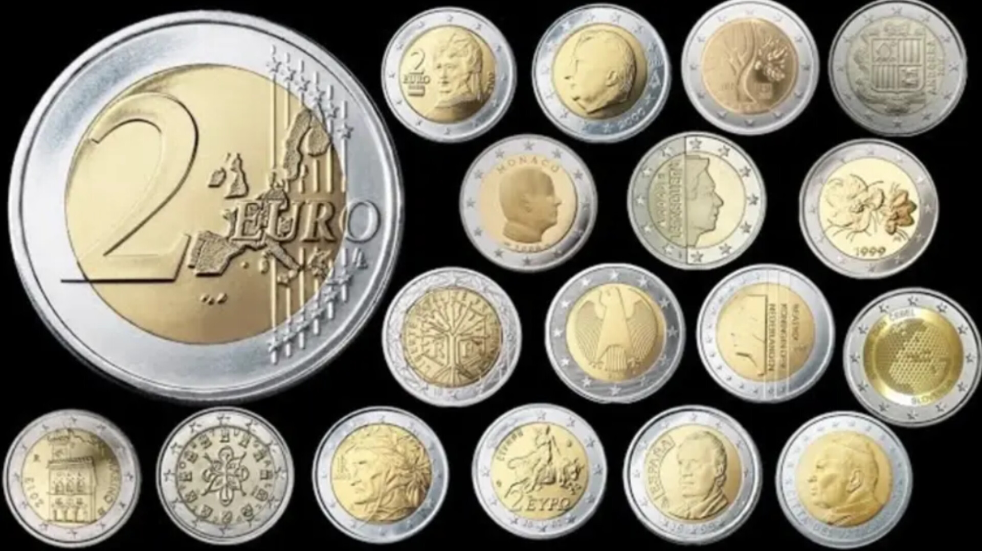 Kontrolloni kuletat! Këto monedha 2-euroshe mund të vlejnë deri në 3,100 euro
