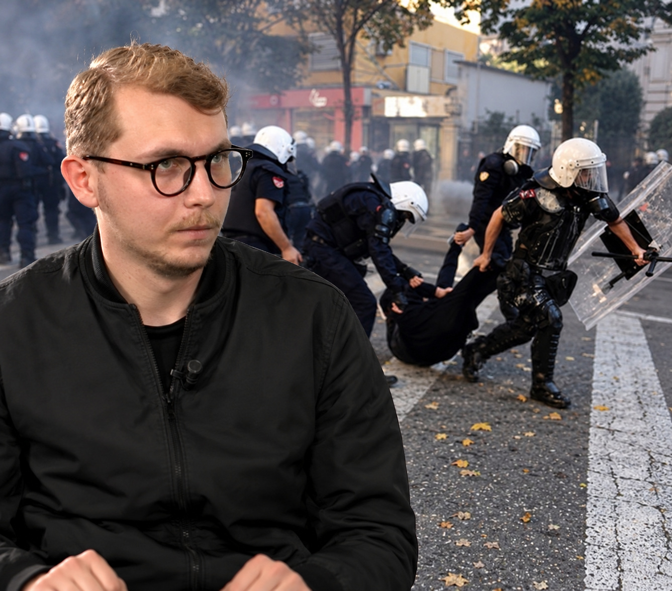 Studenti Visar Martinaj flet për protestat dhe pretendimet për dhunë policore