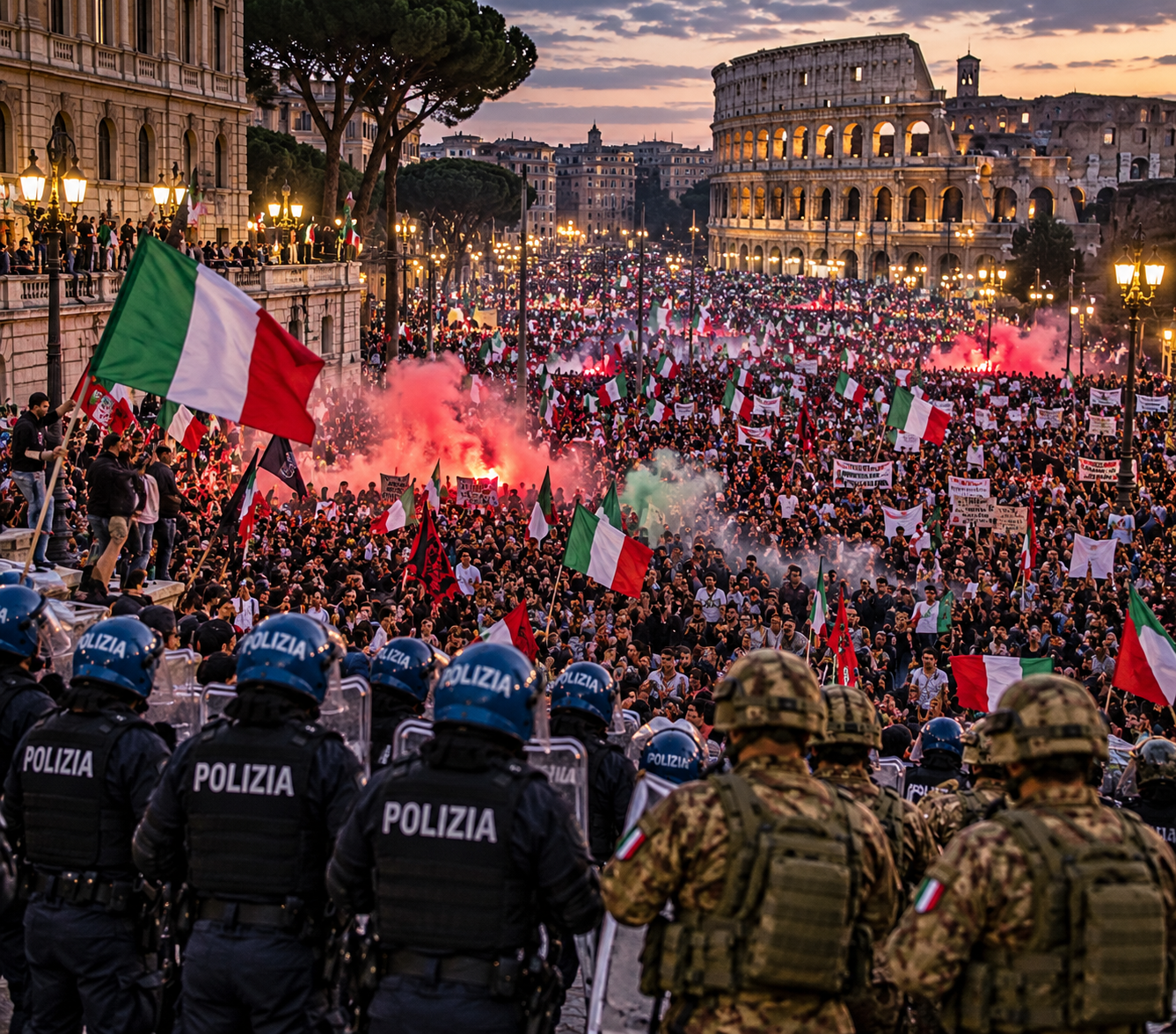 Italia përgatitet për protesta në mbi 50 qytete: Mijëra të rinj pritet të dalin në rrugë, mobilizohet edhe ushtria