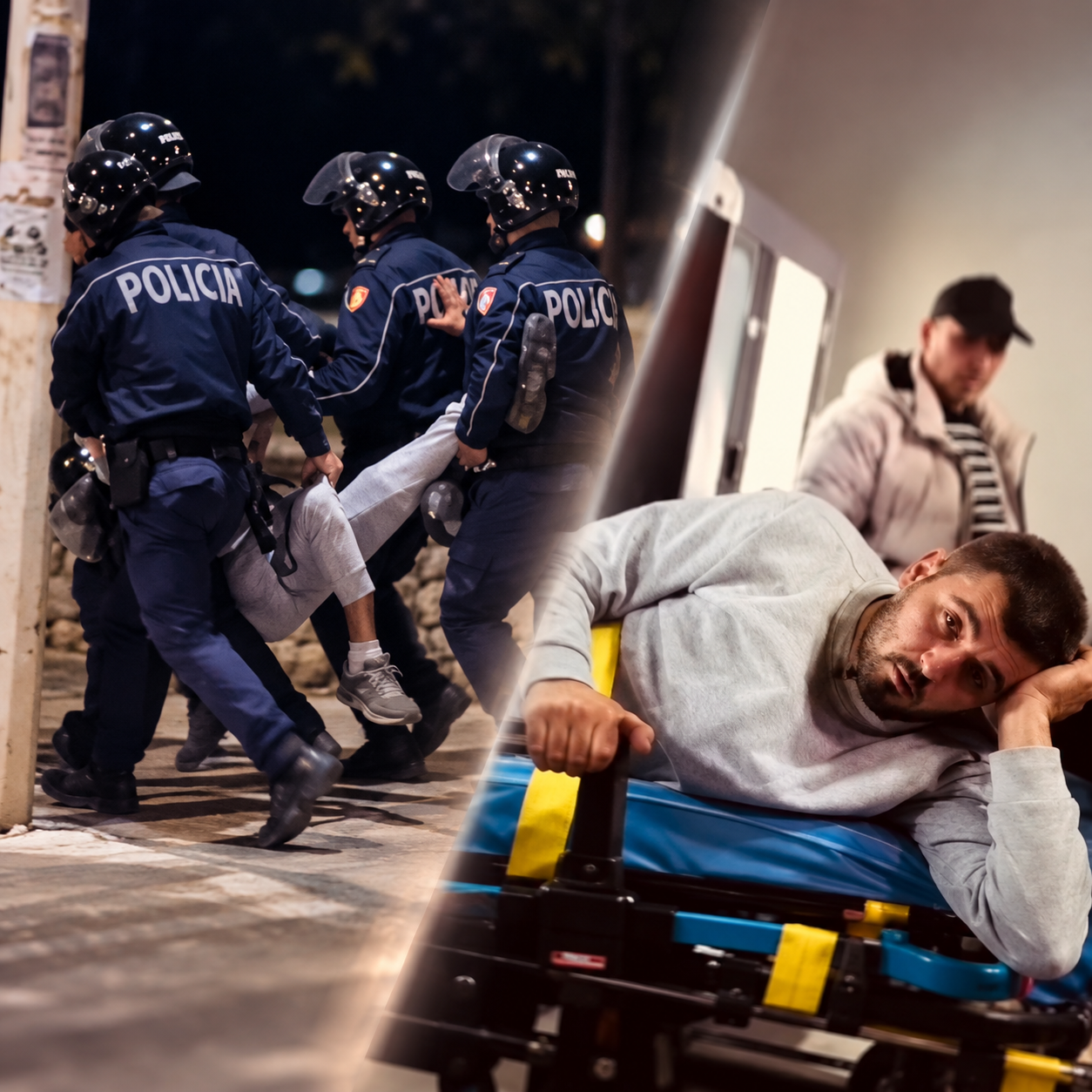 Kushëriri i qytetarit me këmbë të thyer: Ledioni është gjallë! Rrëfen dhunën nga policia
